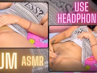 Cum ASMR (Use Headphones) Making EDGING and Talking Dirty in your Ear