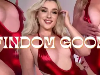 Red Shiny Bikini Worship Findom Tit Worship Goon JOI