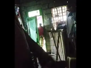 Salsal Habang Nasa Pinto Si Nanay-(masturbated while Mom was Talking to Aunt)
