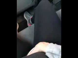 Playing with my Pussy in a Taxi