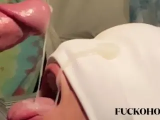 Morning Facial ~ Eating Cum for Breakfast Mmmmm....
