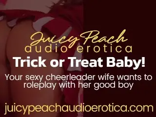 Trick or Treat Baby! your Wife Dresses as a Slutty Cheerleader for you on Halloween