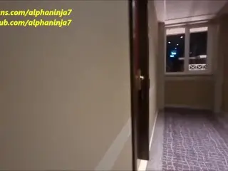 Hotel Corridor & Stairs Fucking Dont Care if Guests see me