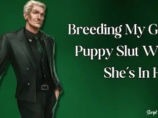 Breeding my Good Puppy Slut while she's in Heat