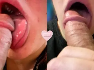 I Filmed how an Experienced Escort Sucks me Morning and Night. she doesn't even Swallow Drool