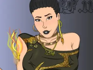 Gang Opening her Legs and Showing her Tits 🔥