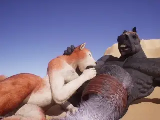 WildLife - Wolf Fucking a Horseman