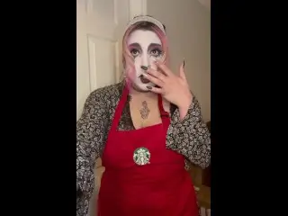 POV: Goth Barista Sucks your Dick for Spitting in your Drink