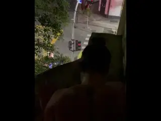 Some People Caught us on this Public Fuck on Balcony in Rio De Janeiro