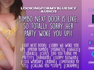 ASMR | Sweet, Caring Bimbo next Door gives you Sloppy Head [cock Worship] [riding] [creampie]