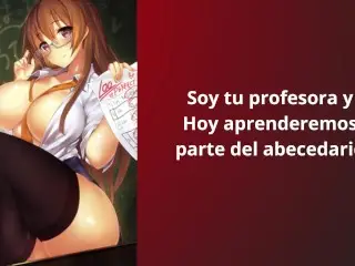 ASMR -GEMIDOS - TEACHER - ROL - Soy TU Profesora y Aprenderemos Las Primeras Letras Del Abecedario