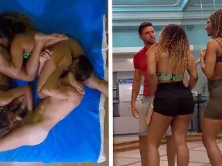 Two Sexy Brazilians want his Dick after they see his Bank Balance