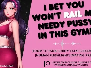 (ASMR) 🩷 your Gym Bunny GF is Dripping Wet for you in the Gym 🩷