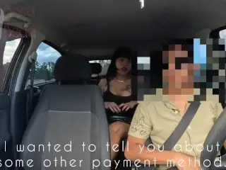 I Fuck the Uber Driver, I don't have the Money to Pay Him... he Ends up inside me