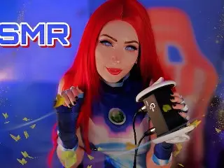 Starfire Teen Titans Ear Kissing Licking Tingles + Mouth Sounds ASMR SFW