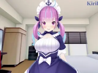 Minato Aqua and I have Intense Sex in the Bedroom. - Hololive VTuber POV Hentai