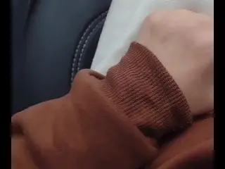 Touching Uber Driver's Dick to see his Reaction