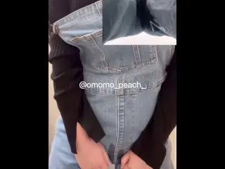 【オーバーオールが脱げずおもらし】#overalls #omorashi #peeaccident #desperation Wetting #pee Desperation