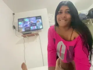 Shhh Stepsister can't Moan out Loud because it's her Stepdad's Room