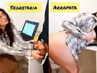 Sesso Sul Lavoro: Segretaria Battona Si Fa Mettere Incinta Dal Capo per non Essere Licenziata🤭