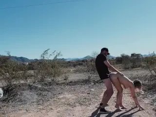 Fucked on the Side of the Road in the Desert