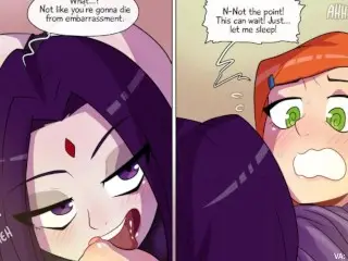 Adult Raven and Adult Gwen have Lesbian Sex Date