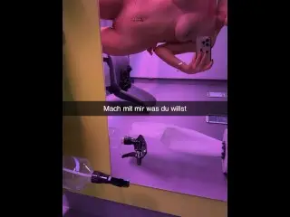 Blonde Trainerin will Nach Solarium Betrügen Auf Snapchat