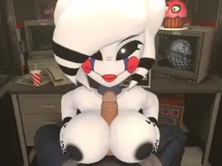 FNAF Puppet Titjob five Nights at Freddy's Cum in Mouth