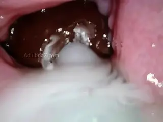 Camera in Vagina, Cervix POV, 