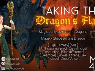 A Mage is Dicked down by the Dragon [MF] [high Fantasy] [creampie] [erotic Audio Roleplay Story]