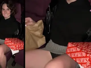 Quickie with a Hottie in the Cinema - Public Sex at its Finest!