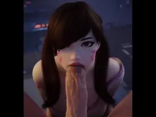 Dva Shows your Cock some Nice TLC~ ❤️🍆 [overwatch Hentai Animation]