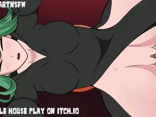 Hole House Gameplay Tatsumaki Dress Lift Cum Filling