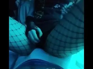 Dry Humping, Grinding and Cumming in Fishnets