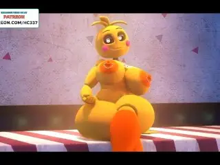 FUTANARI CHICA BLOWJOB POV CUM IN MOUTH | HOTTEST FNAF FUTA HENTAI ANIMATION 60FPS