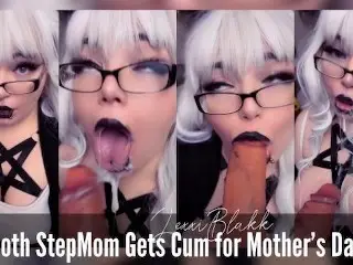 Goth Step-Mom Gets Cum for Mothers Day (Extended Preview)