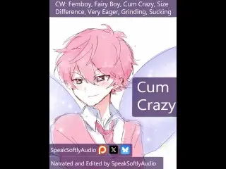 HBP- Cum Crazy Fairy Femboy Twink is Eager to Eat your Load M/A