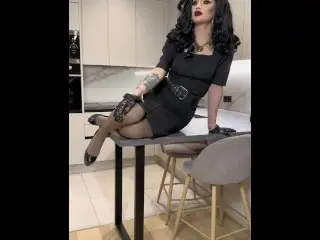 DIRTY FANTASIES OF a LUSTING BRUNETTE MAID