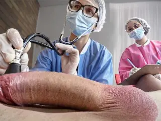 DAY6 (Part 3): TWO NURSES TEST a PATIENT'S NEW DICK with their Big Asses