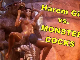 Harem Girls Fucked by Monster Cock Minotaurs . . . from Tribute to the Fertility King - S2 Ep3