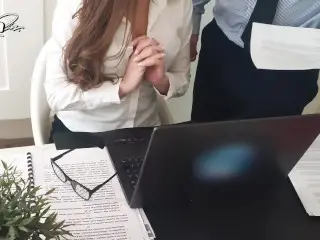 Secretary Gets Fucked after Hours in the Office