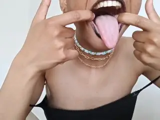 JOI Ebony needs a Satisfying Cum Deposit to Quench her Thirst|Deep Throat