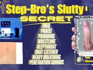 Step-Bro Stuffs you Silly and Shares his SECRET - Audio for Women