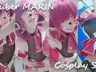 VTuber Houshou Marin Series Preview Standing Doggy ★if a Lot of ♥ i'll Post the Full Story ★