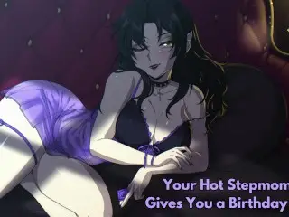 Unwrap your Cock and Breed your Stepmommy, Birthday Boy! | Audio Porn | Hentai MILF