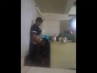 Sirvienta Follada En La Cocina (mi Esposa Casi Nos Descubre)