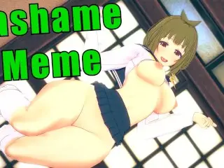 Lazy Meme Bashame get Creampied Hentai Shikanoko Uncensored