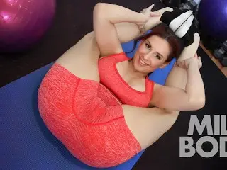 Personal Trainer Attaches a Dildo to an Exercise Ball and Asks Kelly Caprice to Mount the Sex Toy