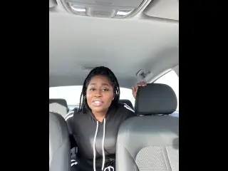 CAR CUM BEFORE BESTIE COMES BACK