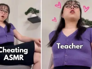 Hot Teacher Rides your Big Cock during Detention -ASMR Cheating